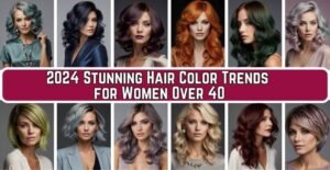 2024 Stunning Hair Color Trends for Women Over 40