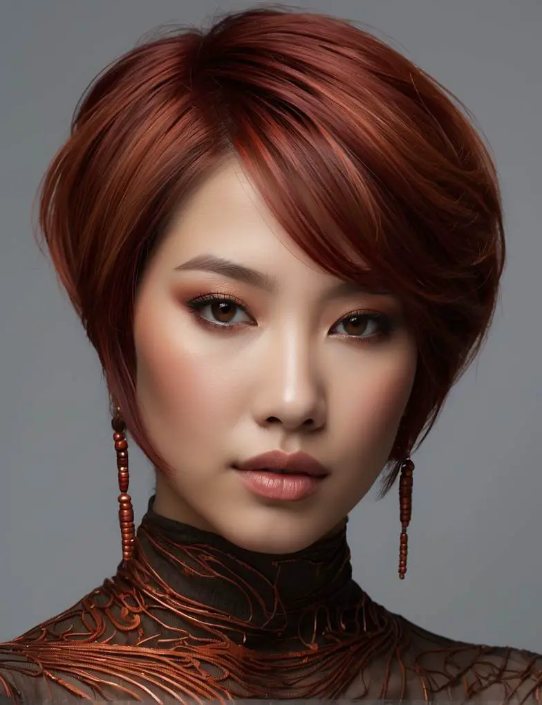 Hair Color Ideas for Asian Women with Straight Hair