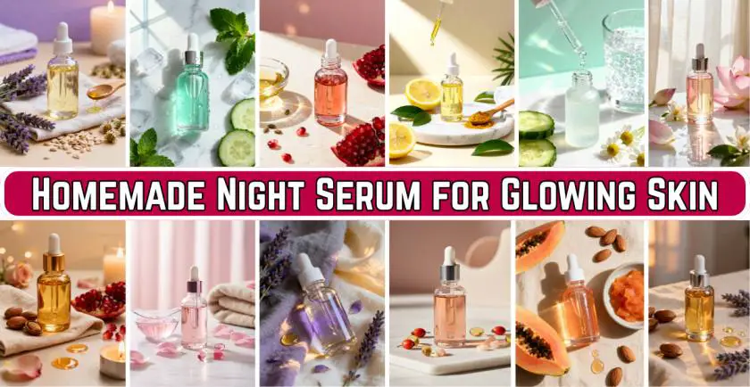 Homemade Night Serum for Glowing Skin