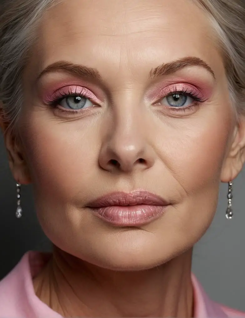 Eyeshadow Colors for Blue Eyes Over 50
