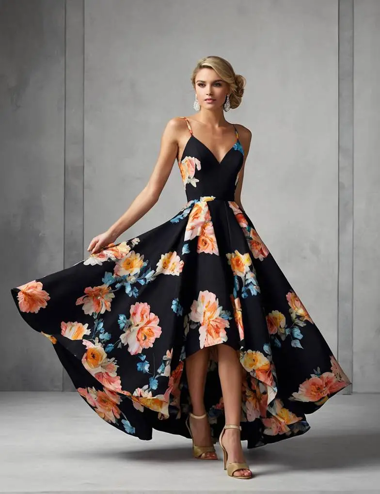 long floral prom dress ideas