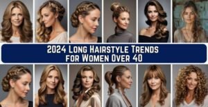 2024 Long Hairstyle Trends for Women Over 40