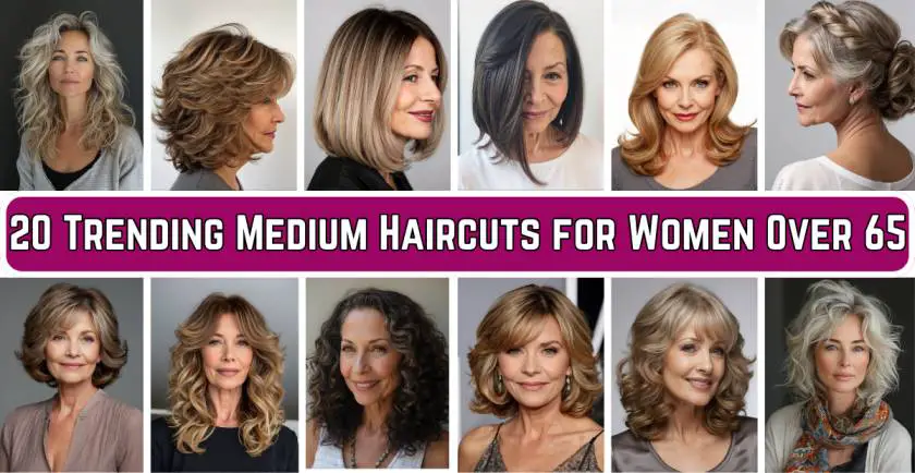 Medium Haircuts for Women Over 65