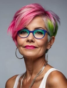 25 Short Hair Color Ideas For Women Over 60