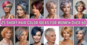25 Short Hair Color Ideas for Women Over 60