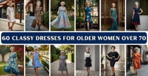 60 Classy Dresses for Older Women Over 70