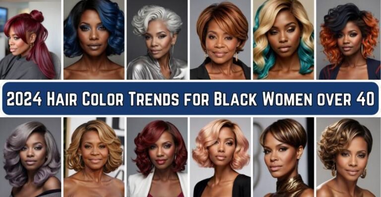 2024 Hair Color Trends for Black Women over 40