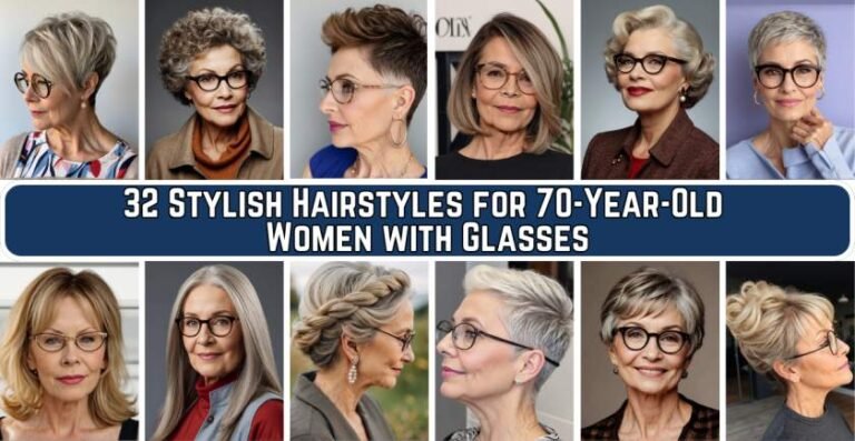 32 Stylish Hairstyles for 70-Year-Old Women with Glasses