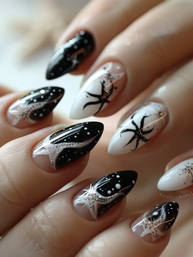 Starfish Nail Art Design Ideas