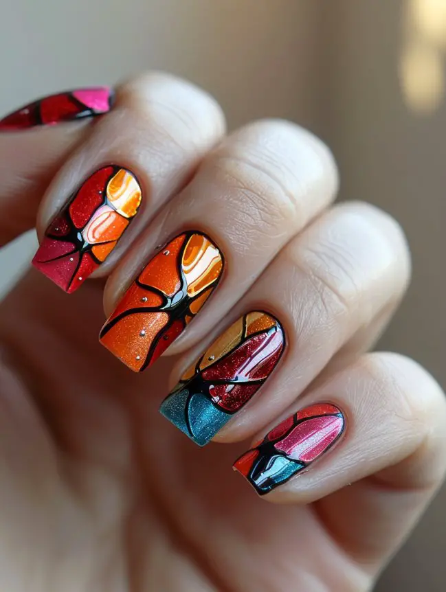 Starfish Nail Art Design Ideas