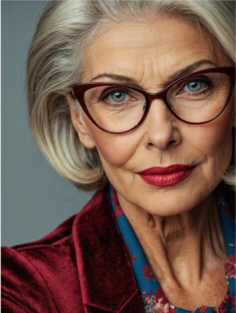 18 Stylish And Cute Glasses For Women Over 60 To Try Now