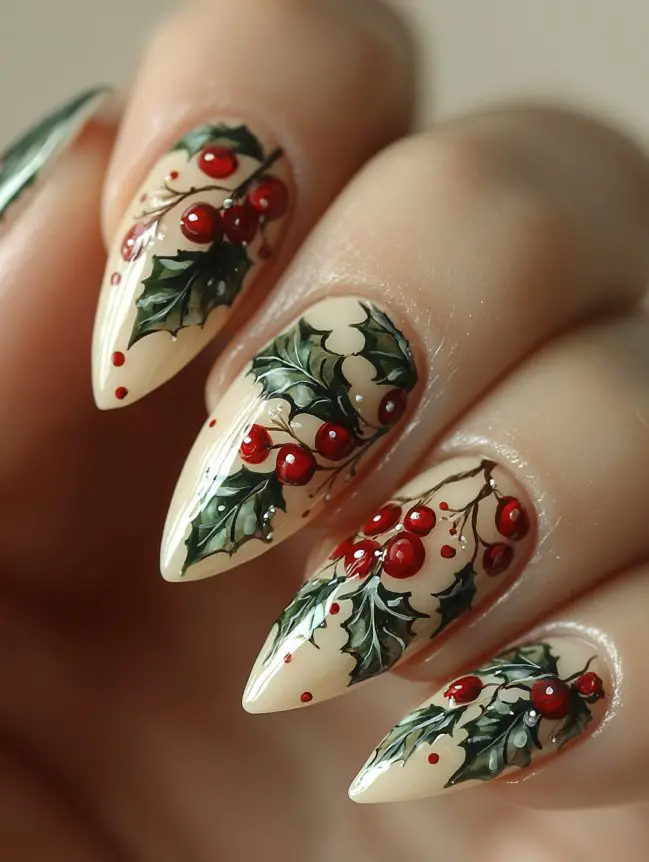 Xmas Nail Design Ideas for Christmas