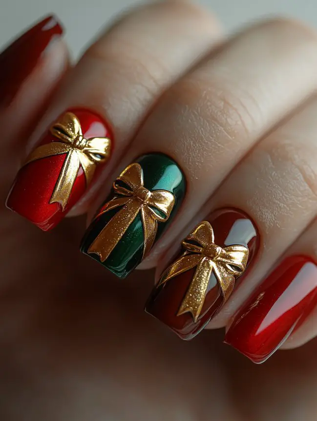 Xmas Nail Design Ideas for Christmas