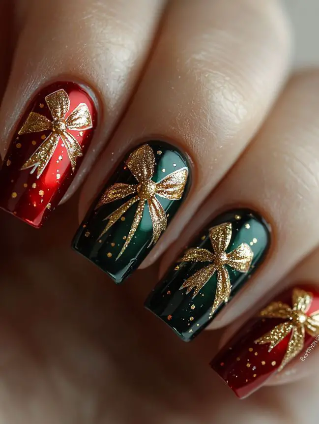 Xmas Nail Design Ideas for Christmas