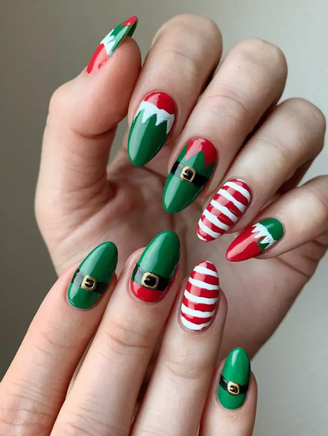 Xmas Nail Design Ideas for Christmas