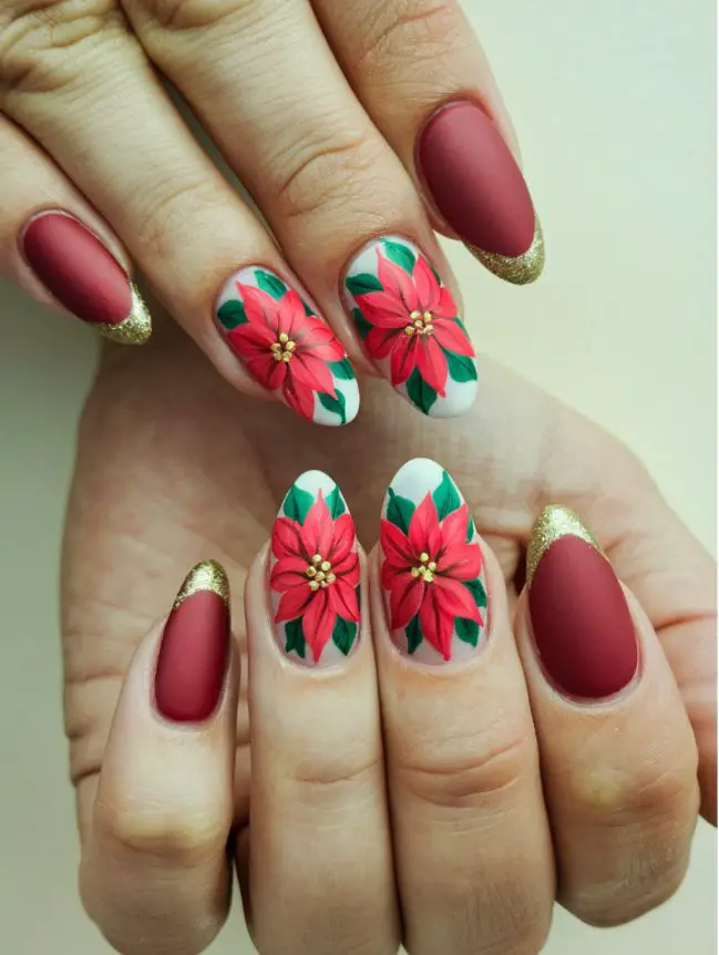 Xmas Nail Design Ideas for Christmas