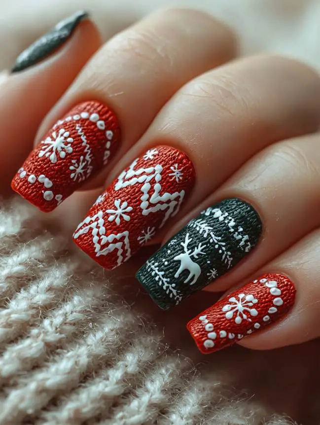 Xmas Nail Design Ideas for Christmas