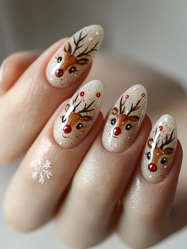 Xmas Nail Design Ideas for Christmas