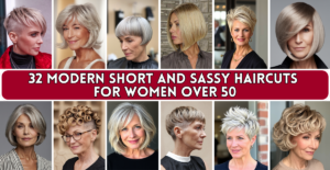 32 Modern Short and Sassy Haircuts for Women Over 50