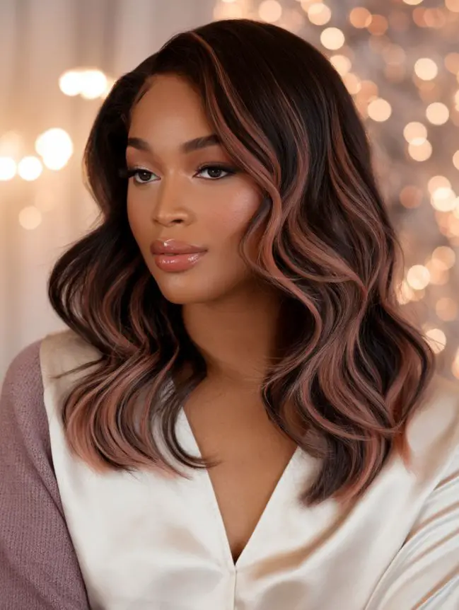 Christmas Hair Color Ideas for Black Women