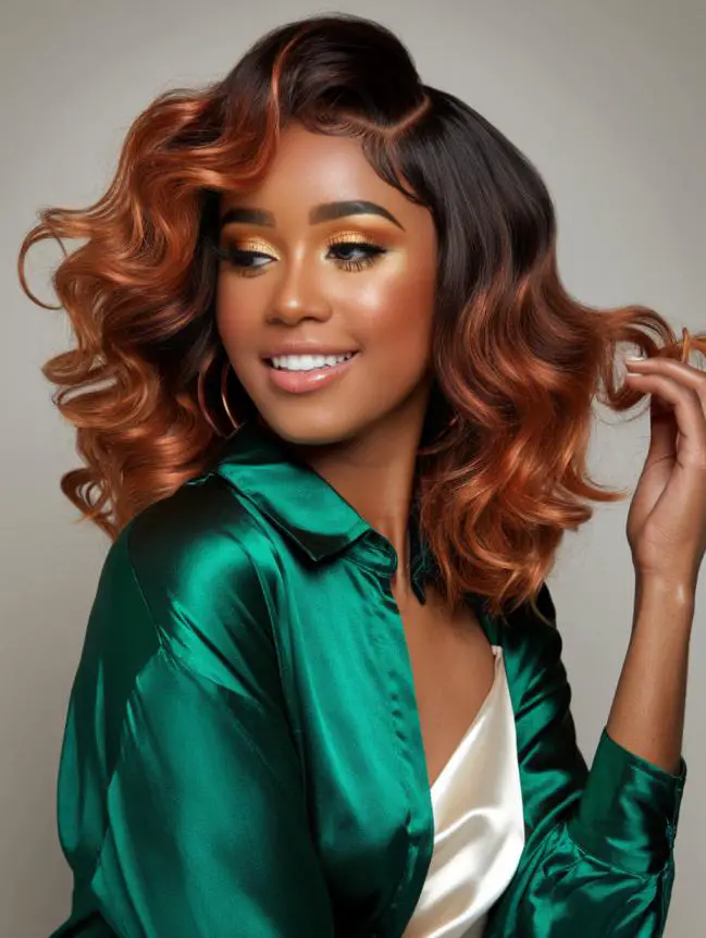 Christmas Hair Color Ideas for Black Women