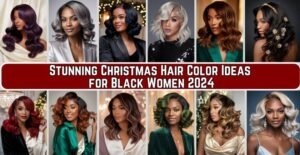 Stunning Christmas Hair Color Ideas for Black Women 2024