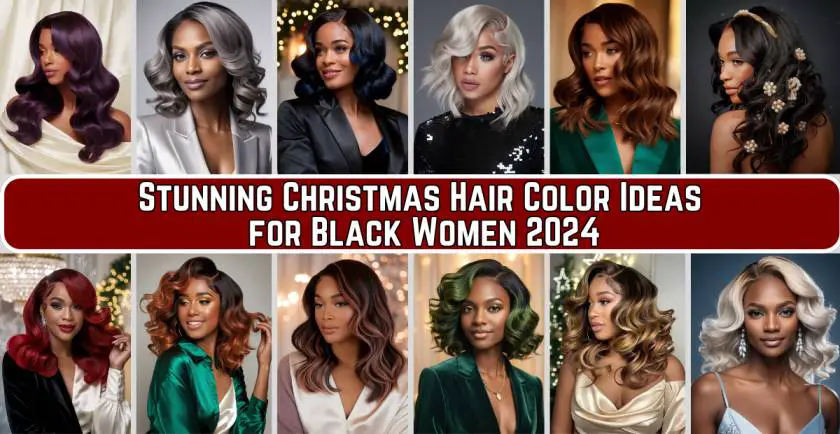 Christmas Hair Color Ideas for Black Women