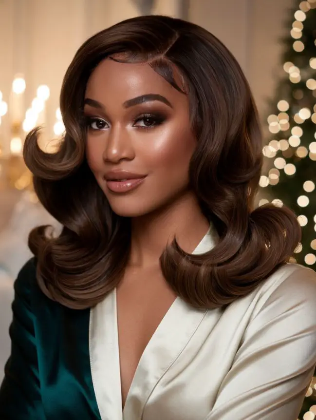 Christmas Hair Color Ideas for Black Women