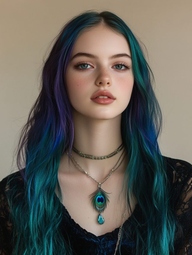 Christmas Hair Color Ideas for Dark Hair