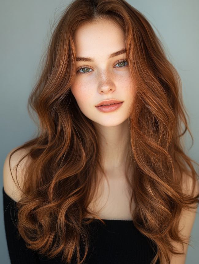 Christmas Hair Color Ideas for Dark Hair