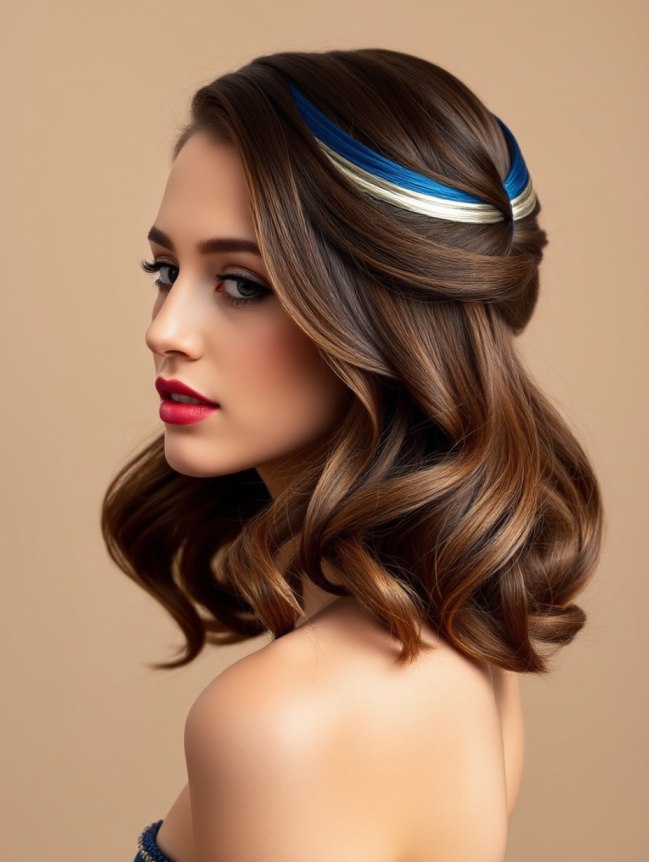 Christmas Hair Color Ideas for Dark Hair