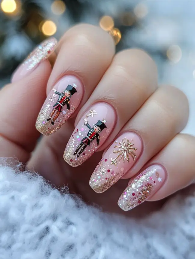 Festive Christmas Nail Art Design Ideas