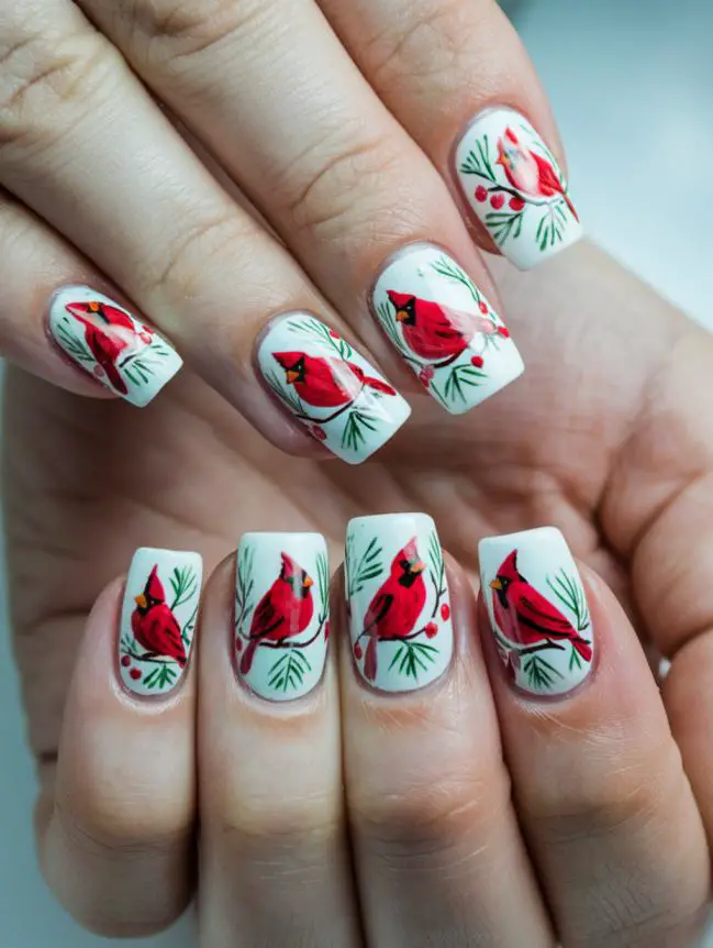 Festive Christmas Nail Art Design Ideas