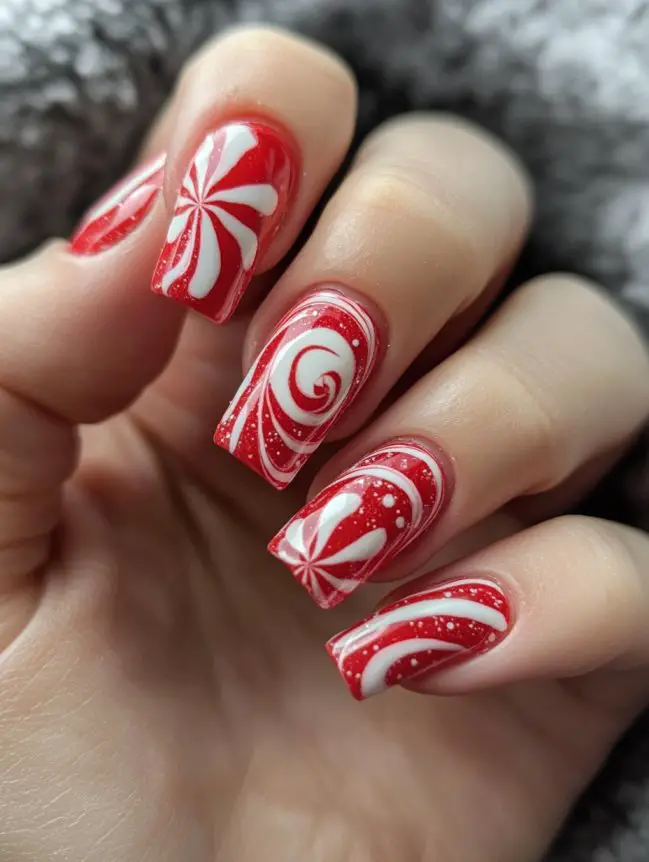 Festive Christmas Nail Art Design Ideas