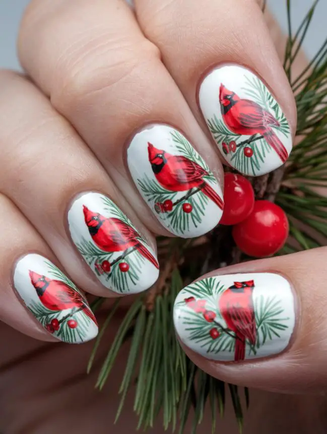 Festive Christmas Nail Art Design Ideas