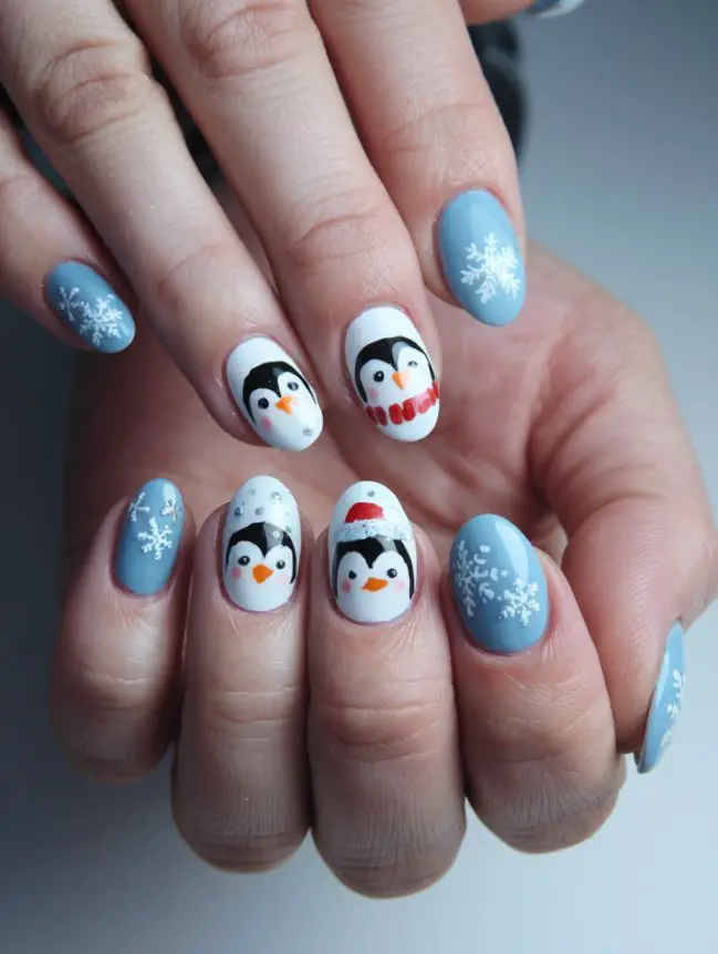 Festive Christmas Nail Art Design Ideas