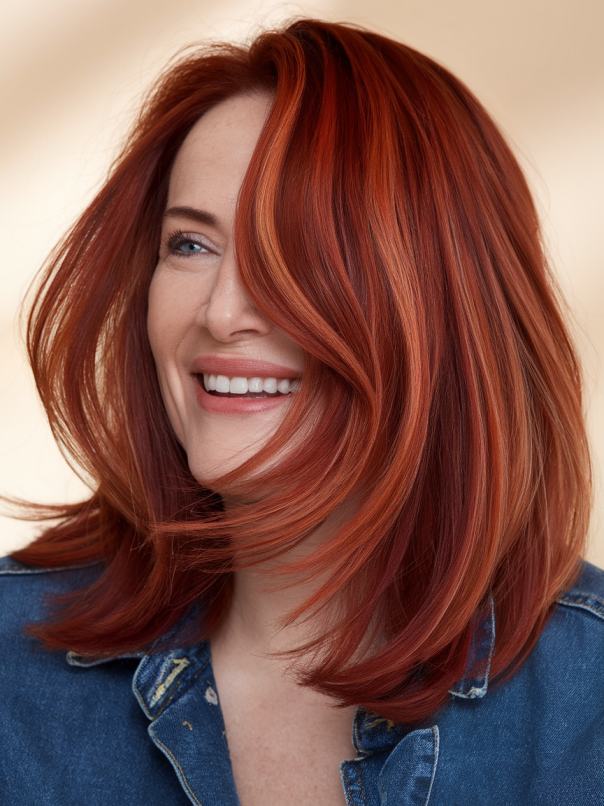 Hair Color Ideas for 40-Year-Old Moms