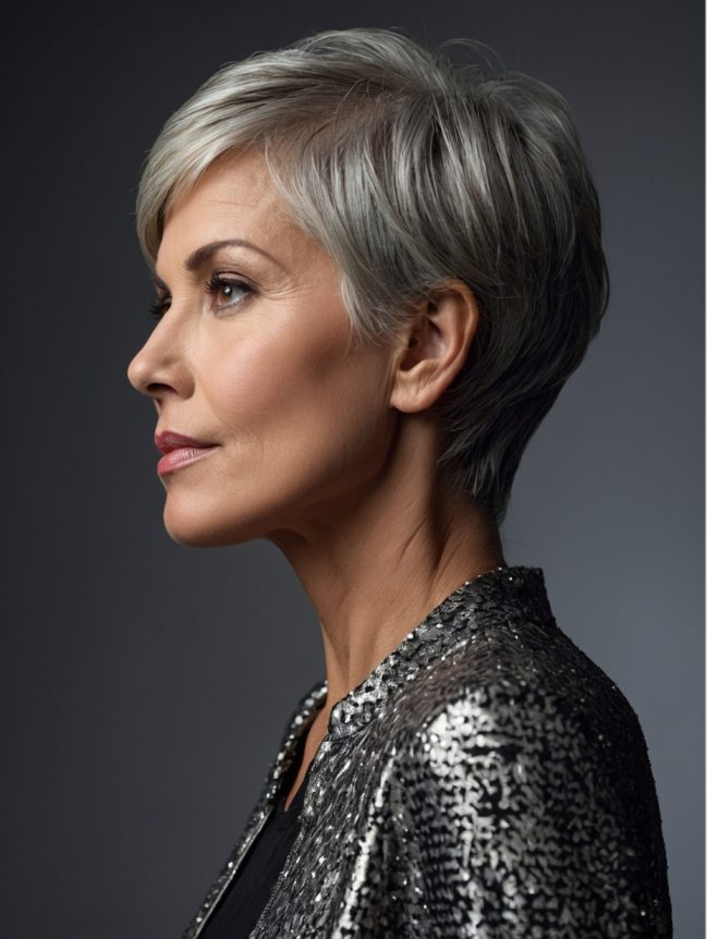 Short and Sassy Haircuts for Women Over 50