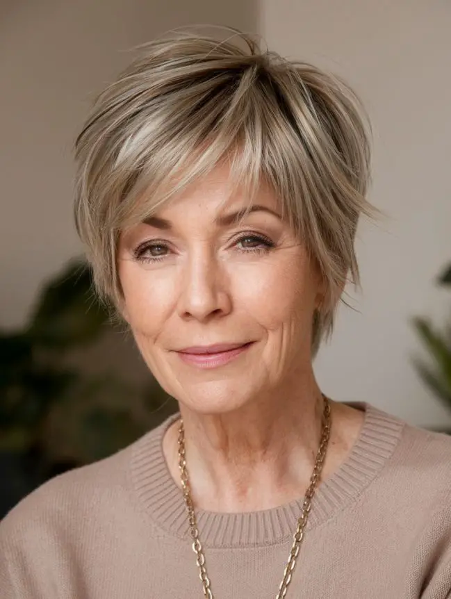 Short and Sassy Haircuts for Women Over 50