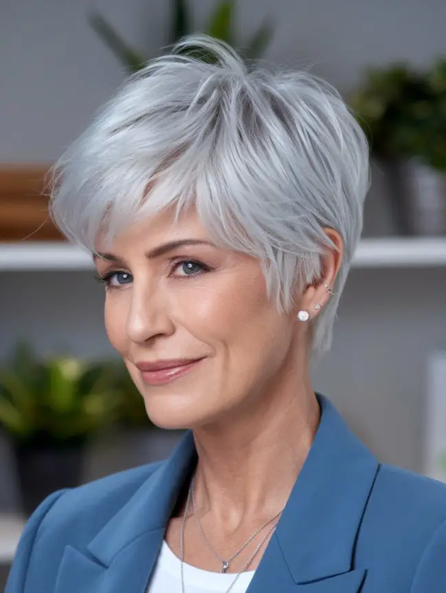 Short and Sassy Haircuts for Women Over 50