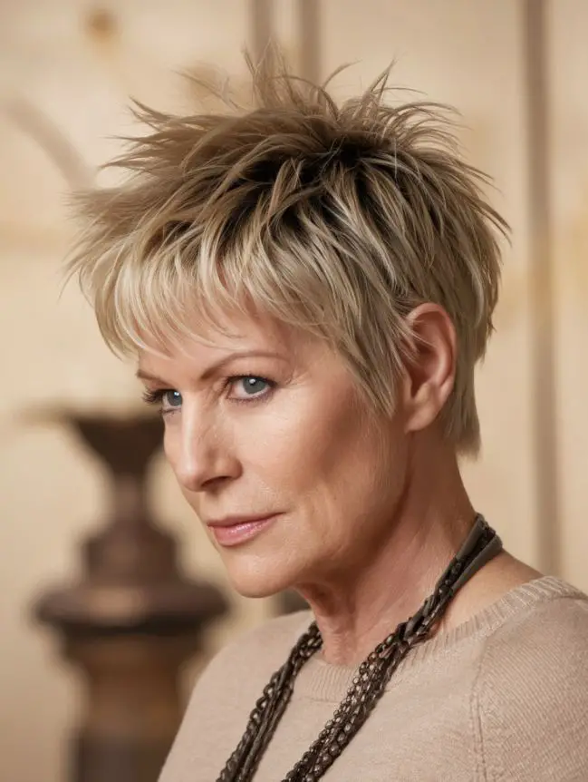 Short and Sassy Haircuts for Women Over 50