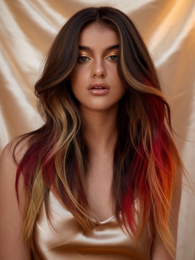 Christmas Hair Color Ideas for Brunettes