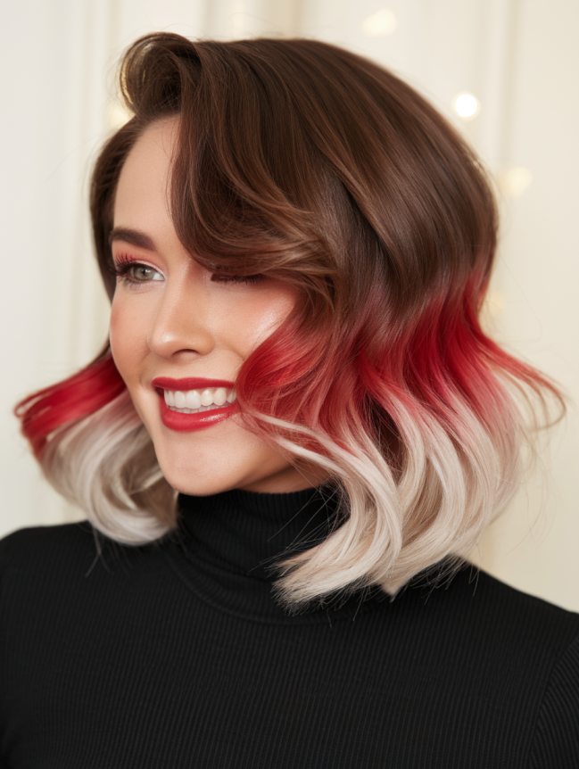 Christmas Hair Color Ideas for Brunettes