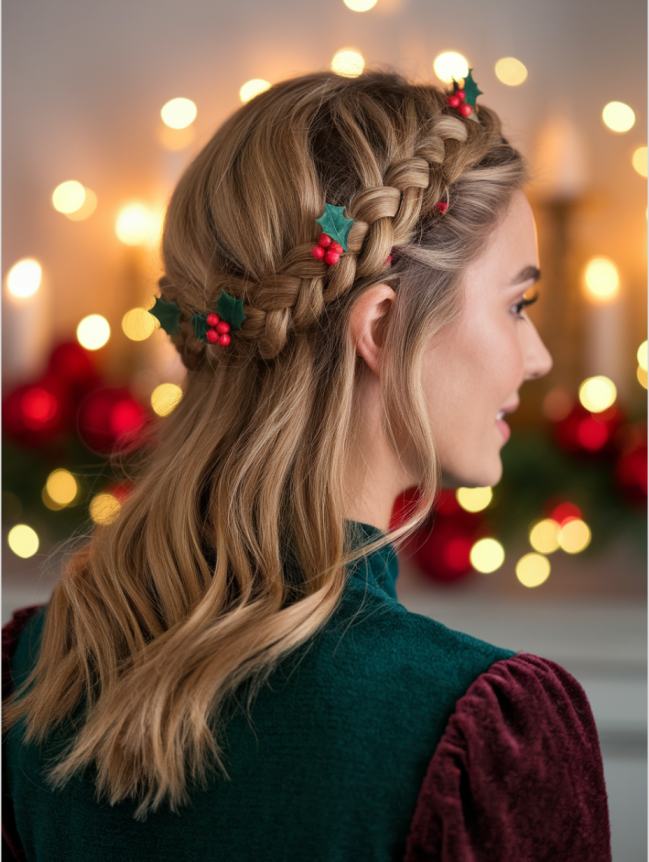 Christmas Hairstyles for Medium Hair