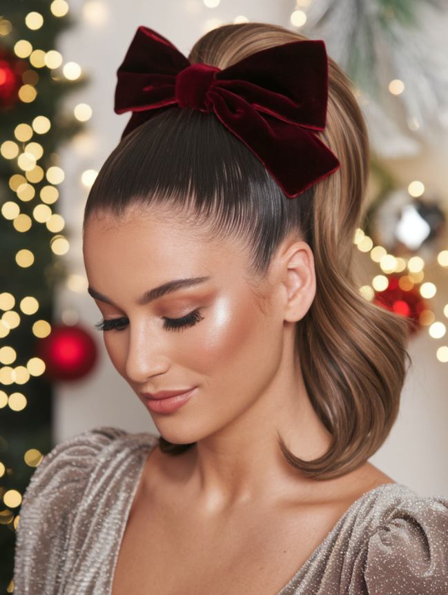 Christmas Hairstyles for Medium Hair