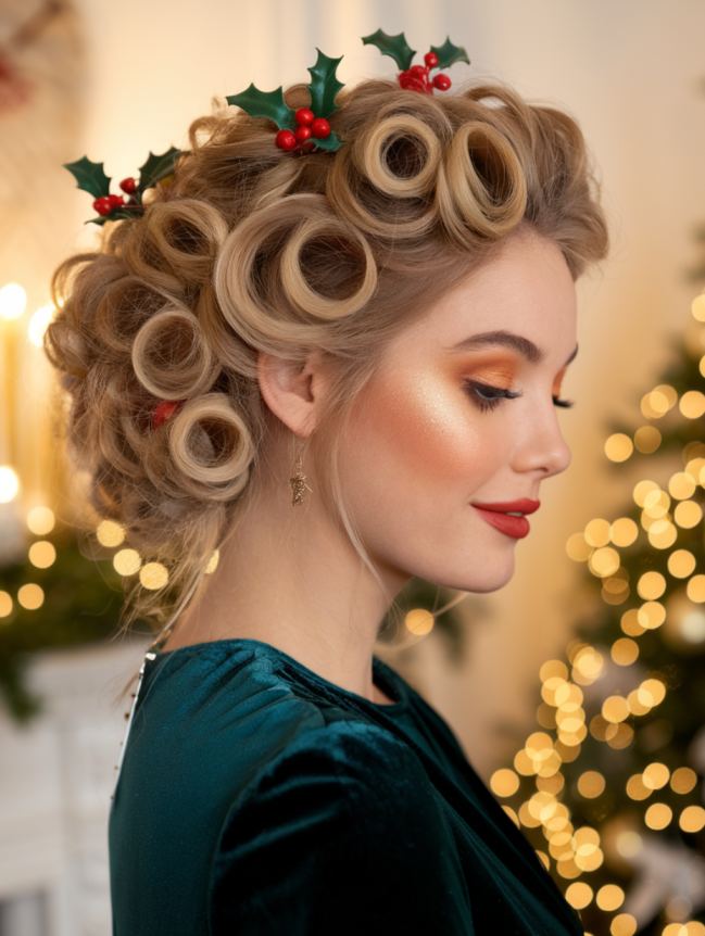 Christmas Hairstyles for Medium Hair