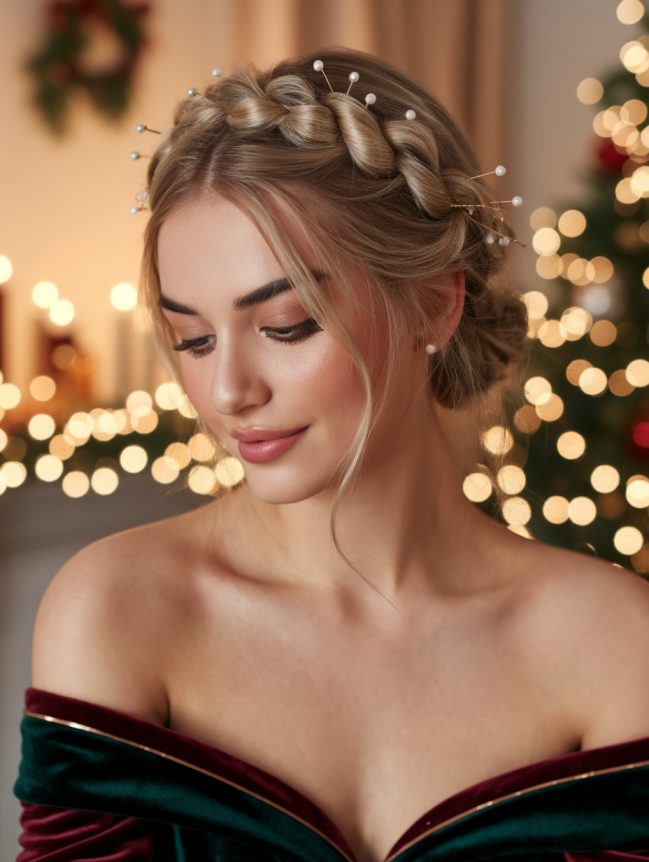 Christmas Hairstyles for Medium Hair