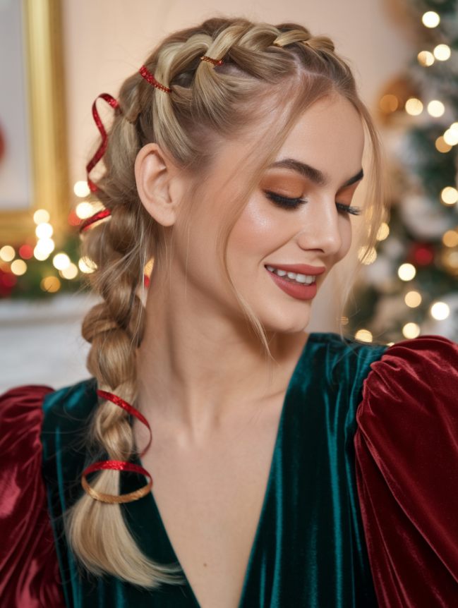 Christmas Hairstyles for Medium Hair