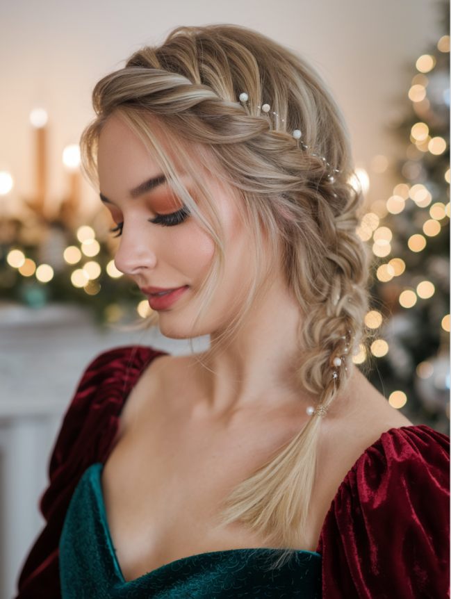 Christmas Hairstyles for Medium Hair