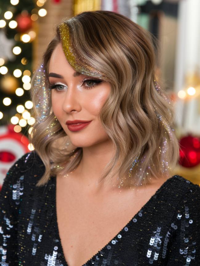 Christmas Hairstyles for Medium Hair